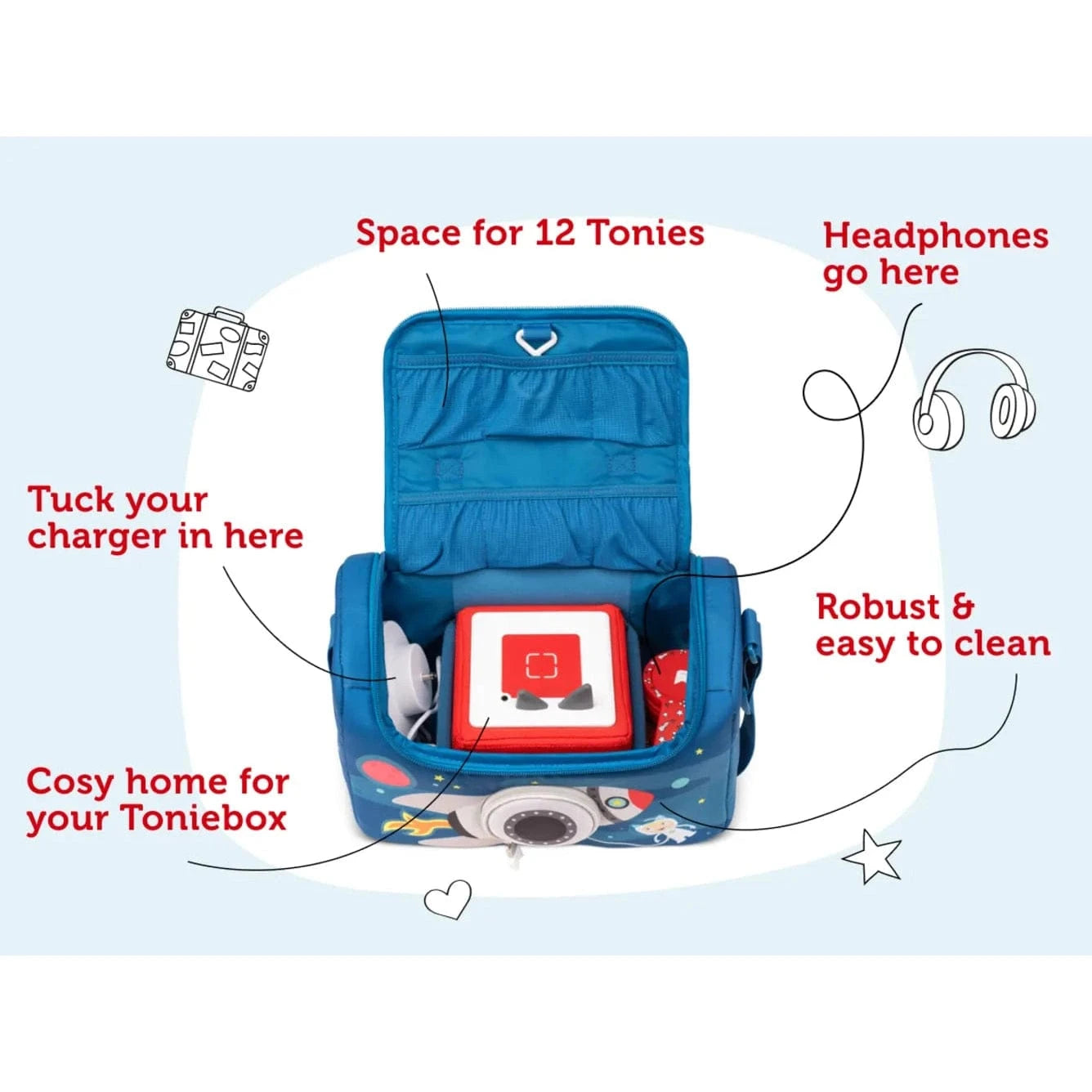 ToniesListen & Play Bag – Blast Off 4251192136657