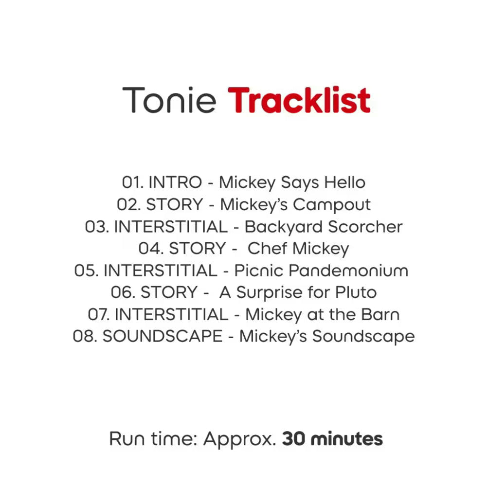 Tonies - Disney Mickey Mouse Cuddle Tonie 4251192175953