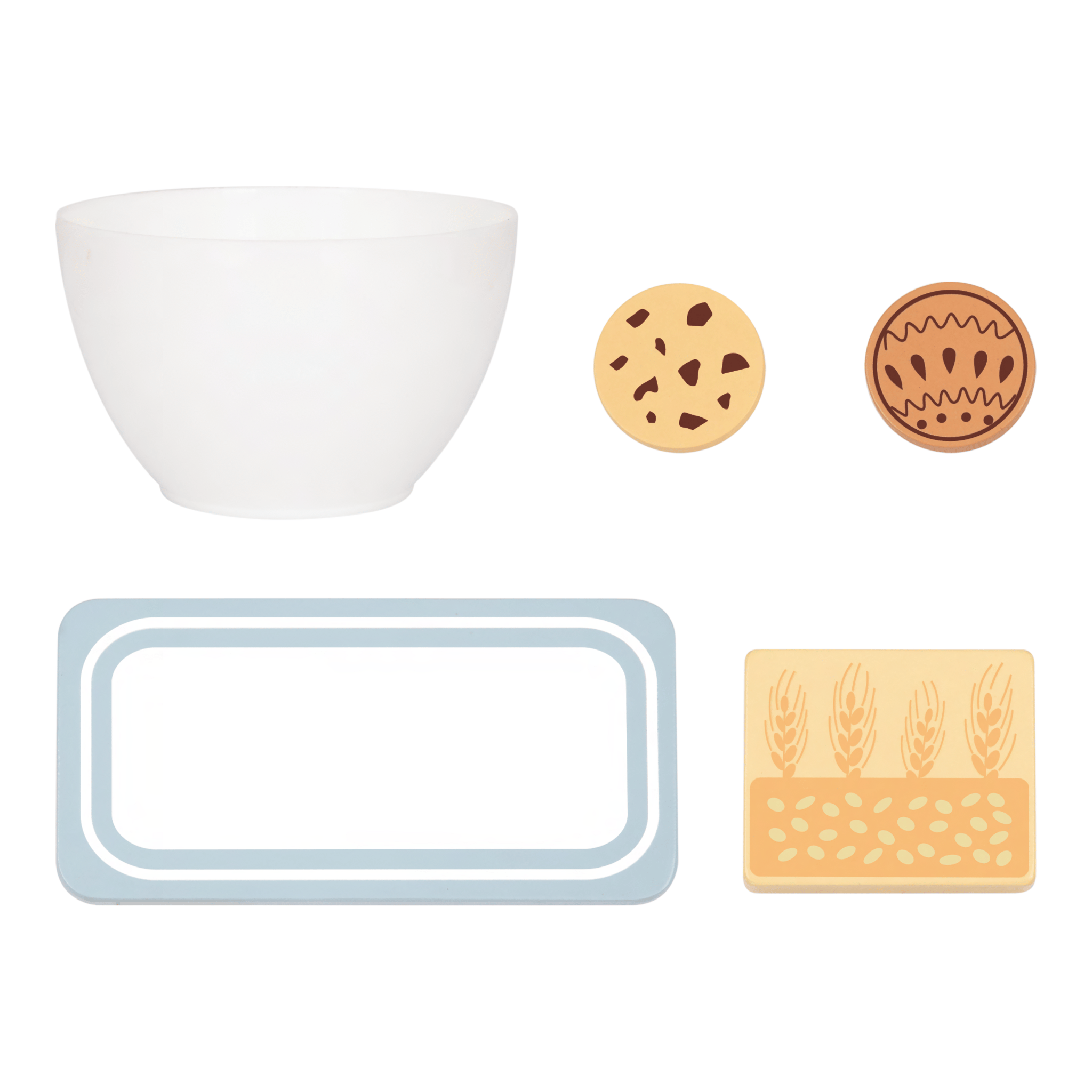 Hi Pando Wooden Baking Mixer Set with Accessories