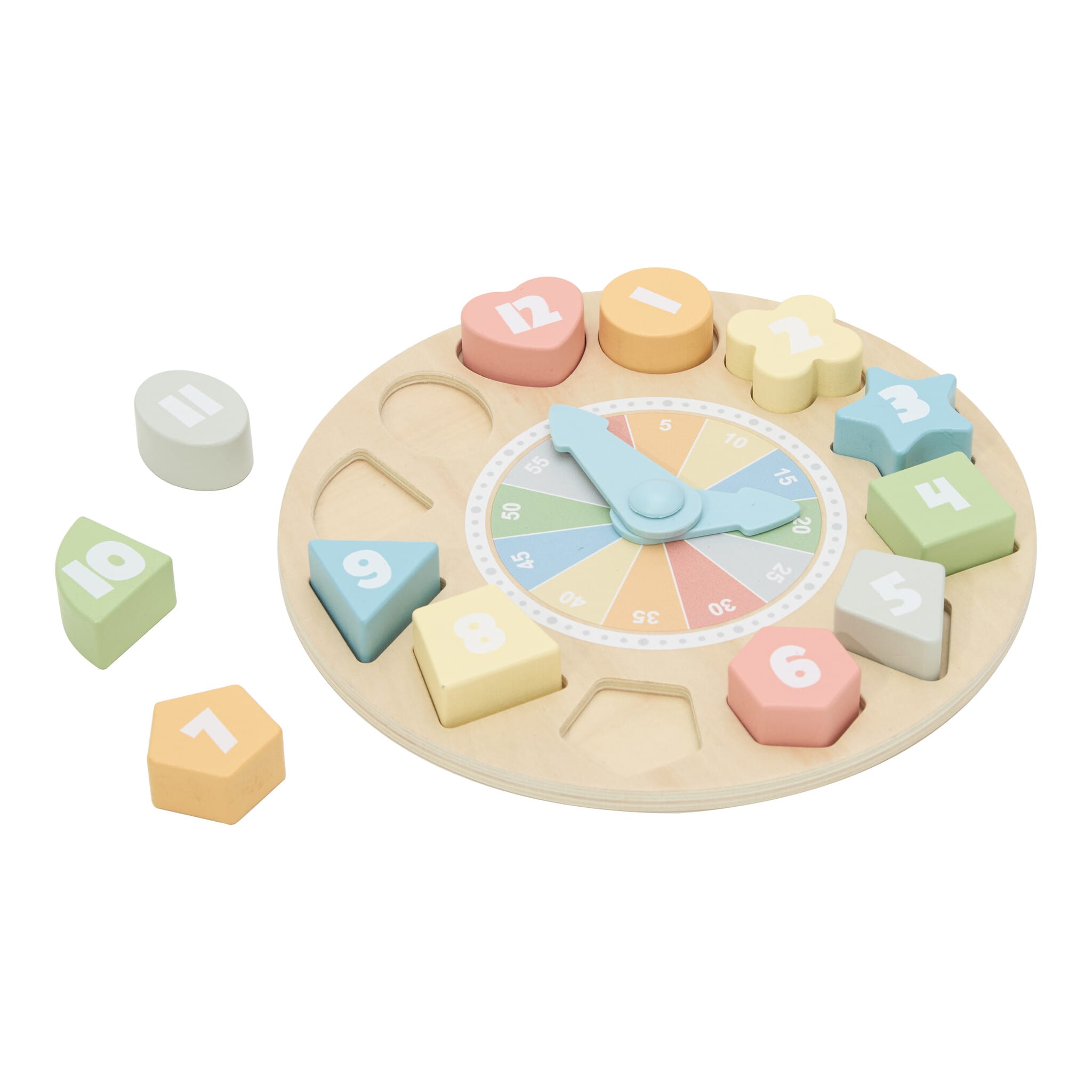 Tooky Toy Wooden Clock Puzzle