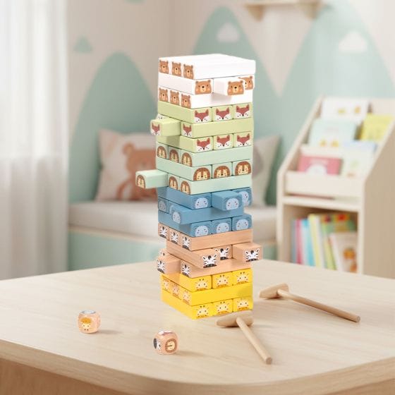 Took Toy - Wooden Stacking Game - Animals 6972633378471