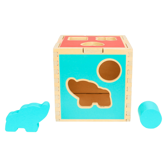 Tooky Toy's Wooden Animal Shape Sorter 6972633372776