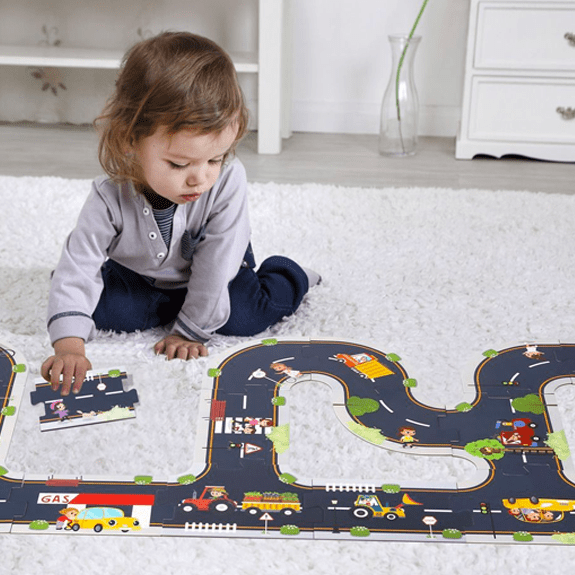 Tooky Toy's Wooden City Road 6972633371649