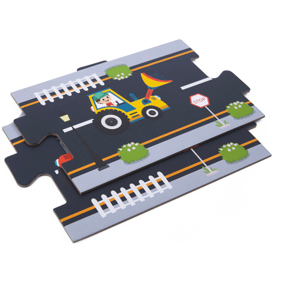 Tooky Toy's Wooden City Road 6972633371649