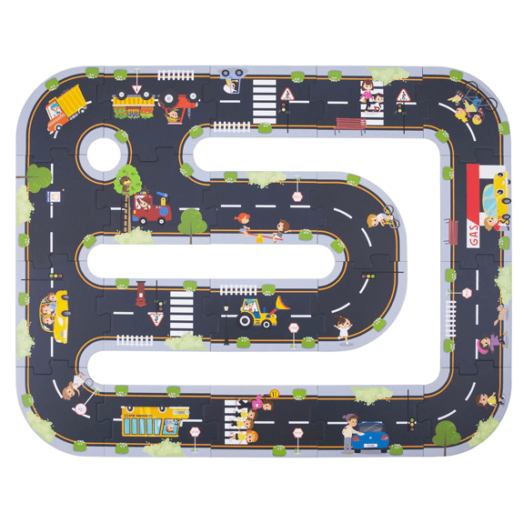 Tooky Toy's Wooden City Road 6972633371649