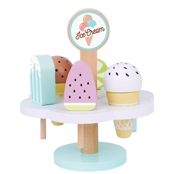 Tooky Toy's Wooden Ice Cream Set 6972633374824