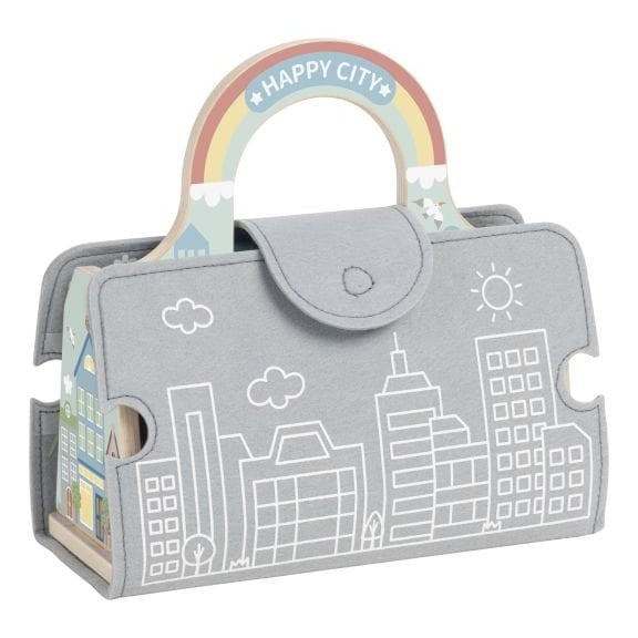 Tooky Toy - Wooden and Felt City Play Set 6976831554866
