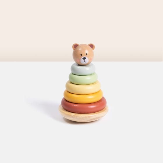 Tooky Toy - Wooden Bear Tower 6972633378372
