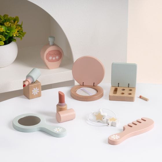 Tooky Toy - Wooden Pink Make-up 6976831553531