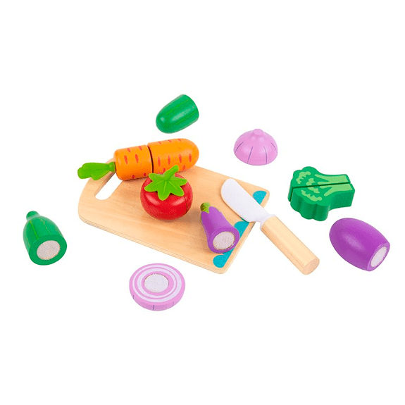 Tooky Toys' Wooden Cutting Vegetables 6972633373841