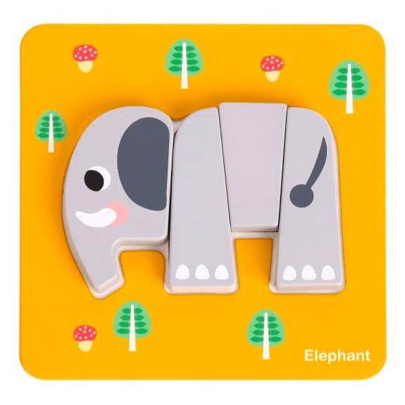 Tooky Toy: 6 in 1 Animal Puzzle 6970090044366