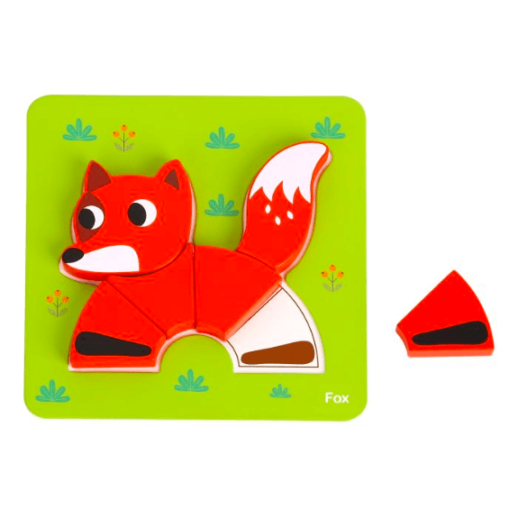 Tooky Toy: 6 in 1 Animal Puzzle 6970090044366