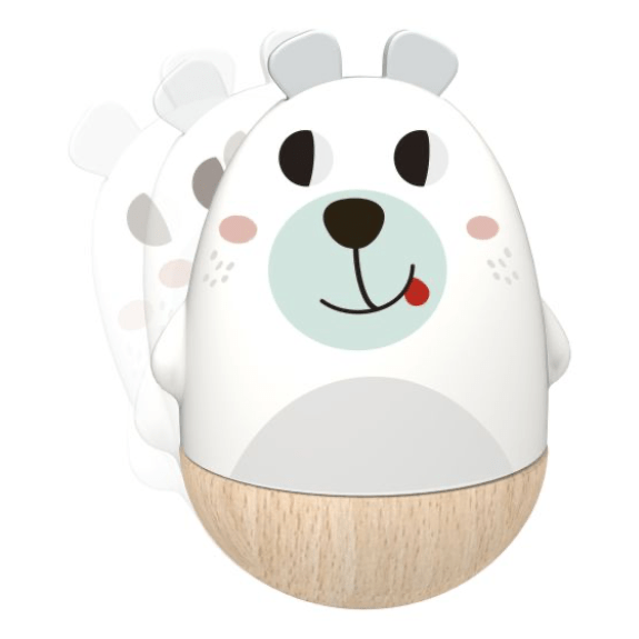 Tooky Toy's Wooden Bear Musical Tumbler 6972633371298