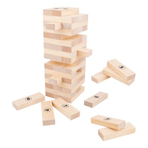 Tooky Toy's Wooden Blocks Floor Game 6972633373001