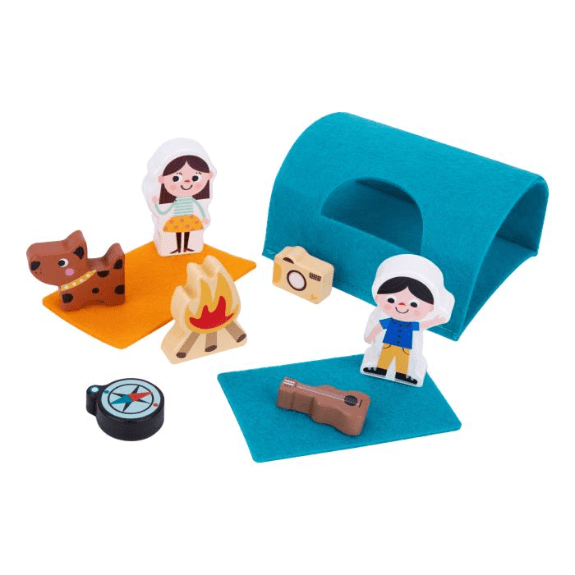 Tooky Toy's Wooden Camping RV 6972633372509