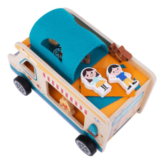 Tooky Toy's Wooden Camping RV 6972633372509
