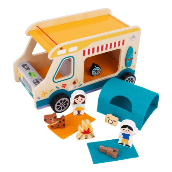 Tooky Toy's Wooden Camping RV 6972633372509