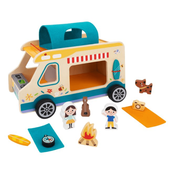 Tooky Toy's Wooden Camping RV 6972633372509