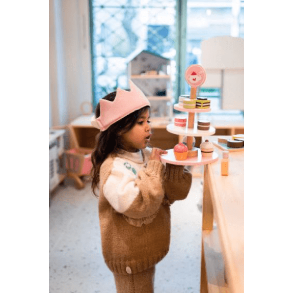 Tooky Toy's Wooden Dessert Stand 6972633370499