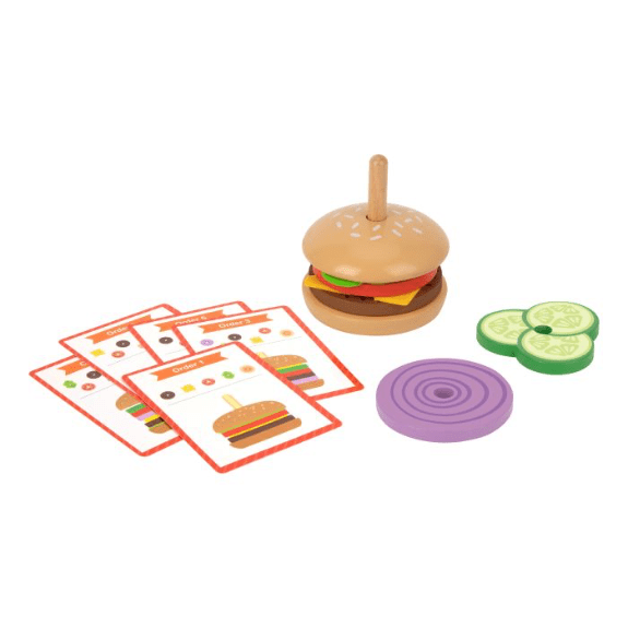 Tooky Toy's Wooden Making A Burger 6972633372325