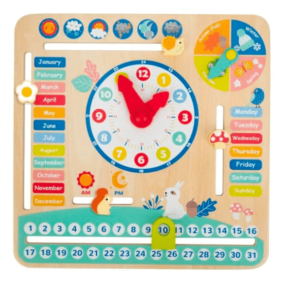 Tooky Toy's Wooden My Calendar 6972633371045