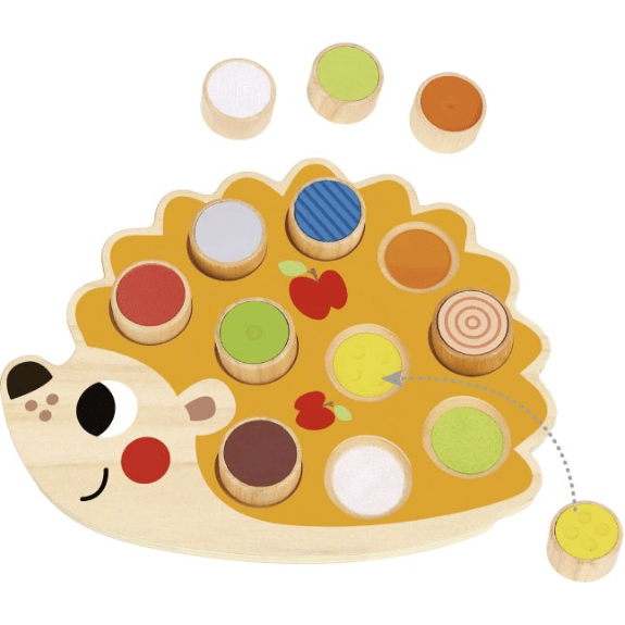 Tooky Toy's Wooden Sensory Hedgehog 6972633371441