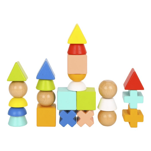 Tooky Toy's Wooden Stacking Game 6972633371168