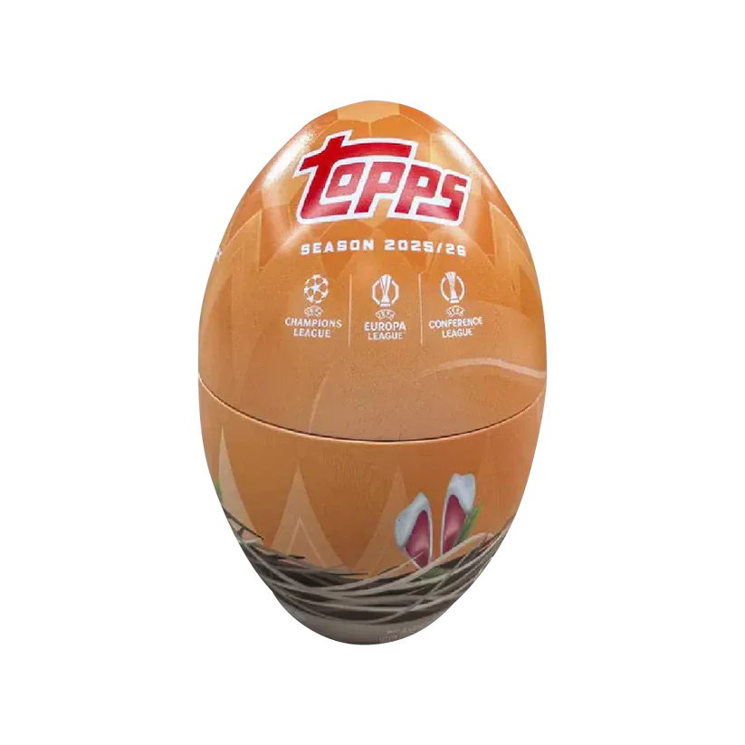 Topps Chrome 2025/26 UCC Club Competitions - Spring Tin (Easter Tin) 5053307083332