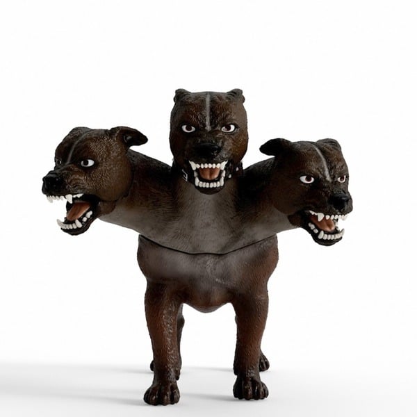 Schleich Harry Potter Fluffy Three-Headed Dog Action Figure