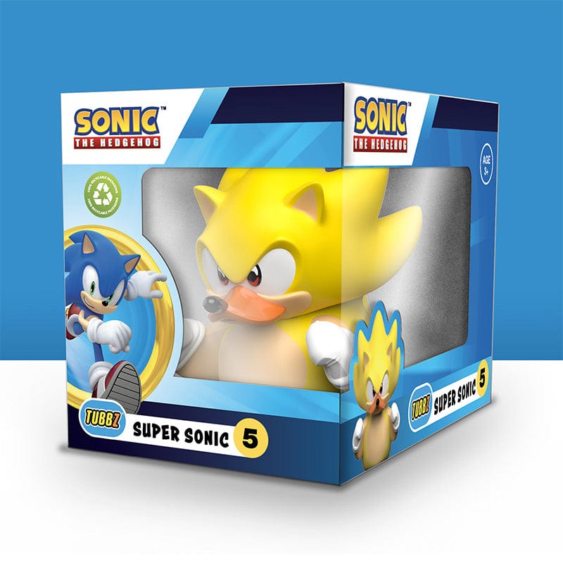 Tubbz Collectibles – Sonic The Hedgehog – Super Sonic (Boxed Edition) 5056280460466