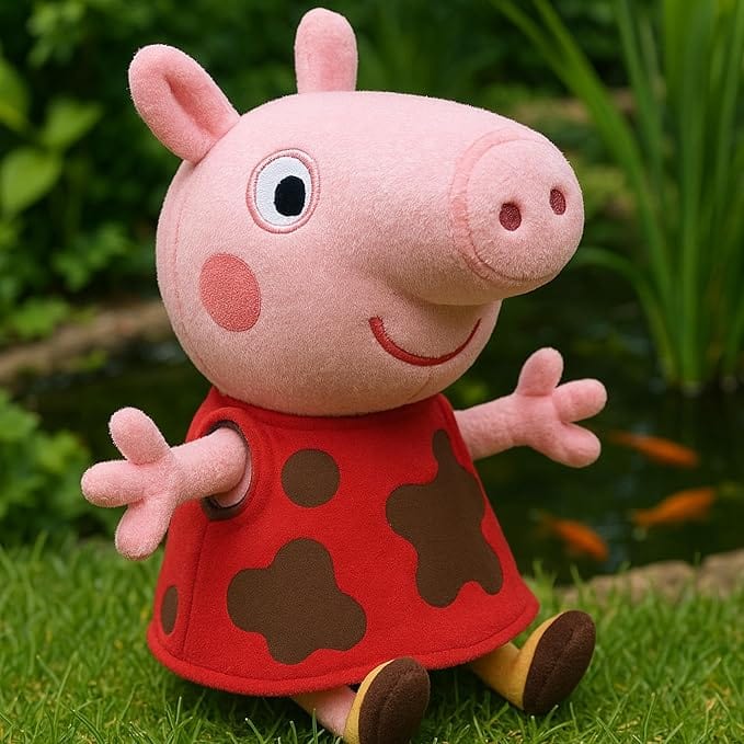 Ty - Peppa Pig - Muddy Puddles Beanie Soft Plush Toy for Kids 008421462087