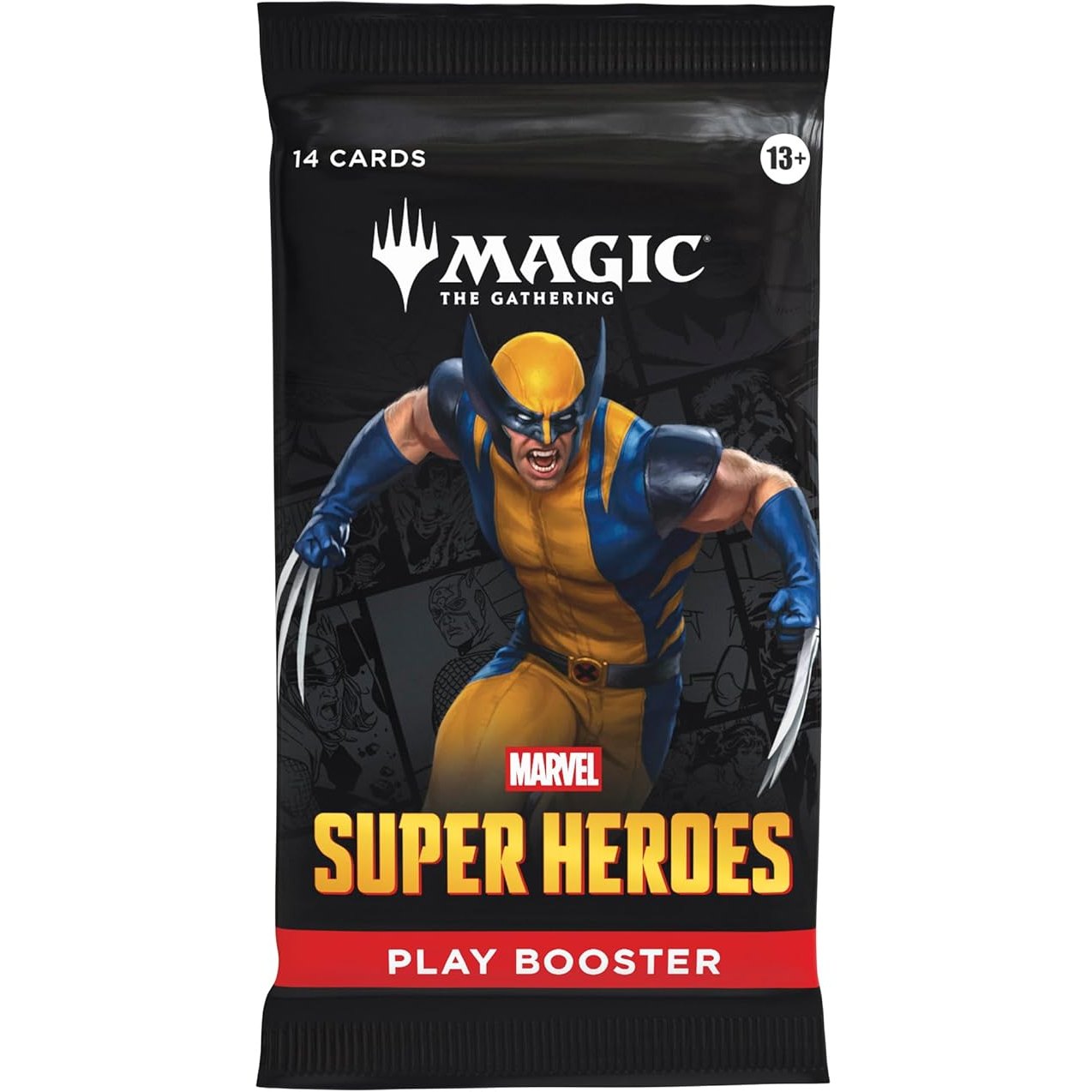 Magic: The Gathering | Marvel Super Heroes Play Booster Box - (1 Packet Selected at Random) 195166313597