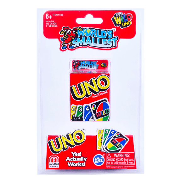 World's Smallest Uno 854941007631