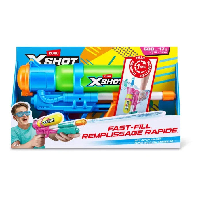 XSHOT - Water Fast Fill 80s Super Splash Water Blaster (Style Selected at Random) 193052091871