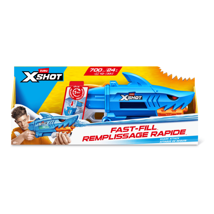 XSHOT - Water Shark Attack Fast-Fill Water Blaster 193052089267