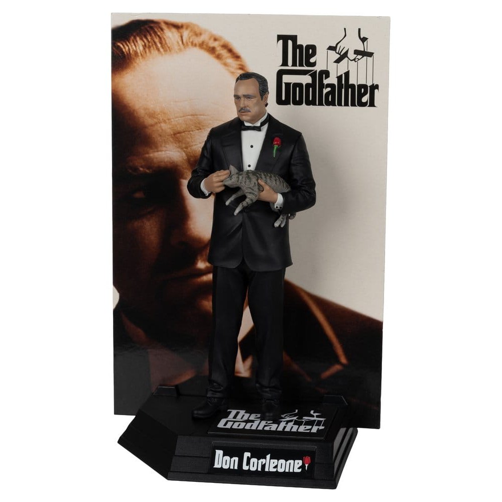 McFarlane Toys The Godfather Movie Maniacs Don Corleone 6-Inch Posed Figure