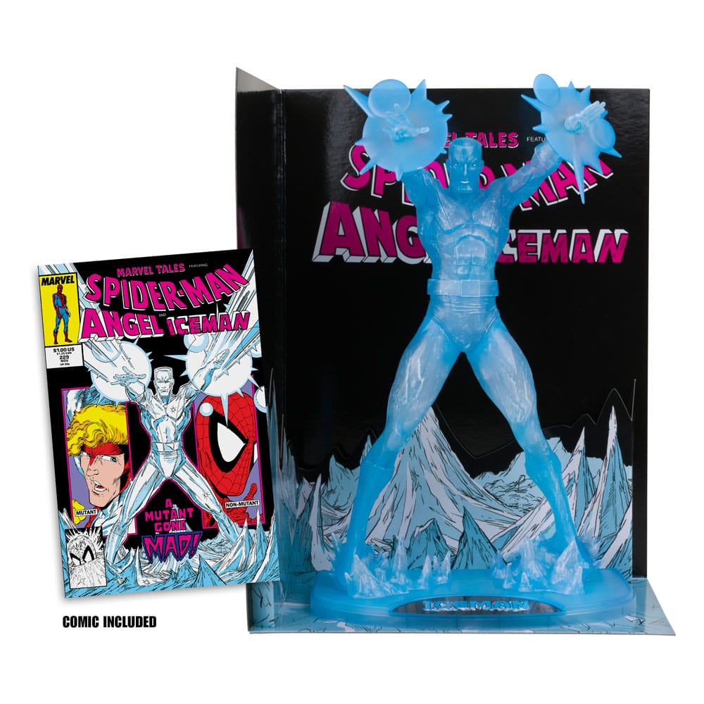 McFarlane Toys Marvel Tales #229 Iceman 1:6 Scale Red Platinum Edition Figurine