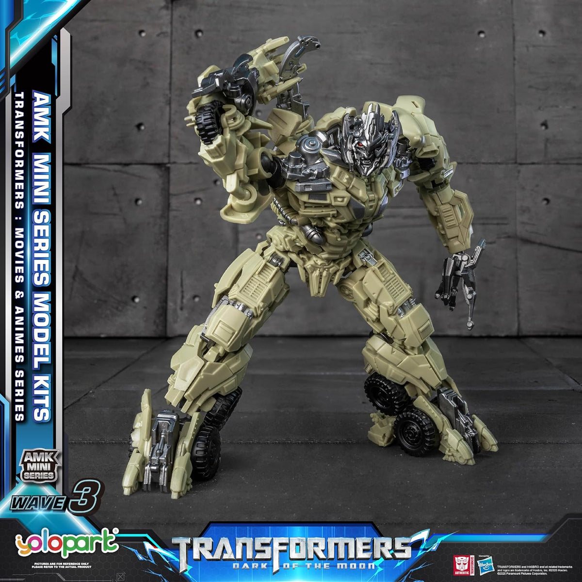YOLOPARK Transformers AMK Mini Wave 3 TF3 Megatron Model Kit 4897131753259