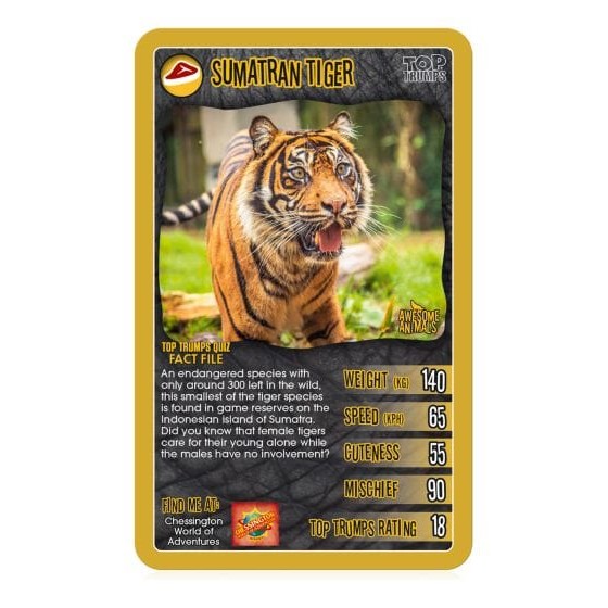 Awesome Animals - Top Trumps Card Game 5036905044066