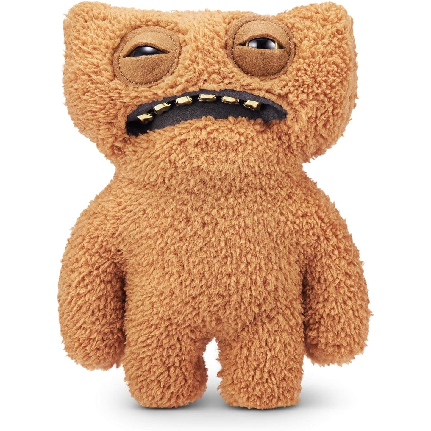 Fuggler 9" Soft Plush Toy Gold Fuggs - Gnawing Terror -Teeth 193052074416