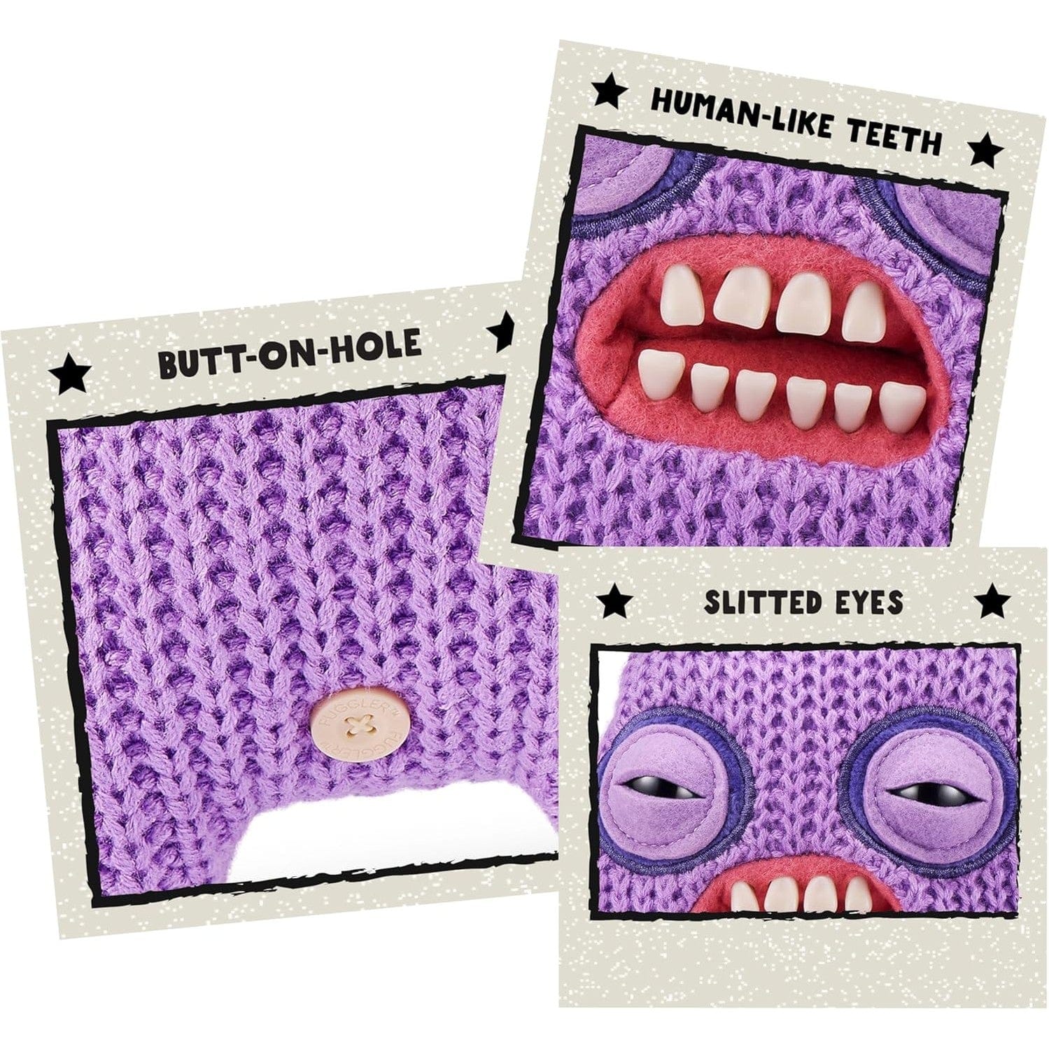 Fuggler 9" Soft Plush Toy Gold Fuggs - Mr Needles - Pants 193052074379