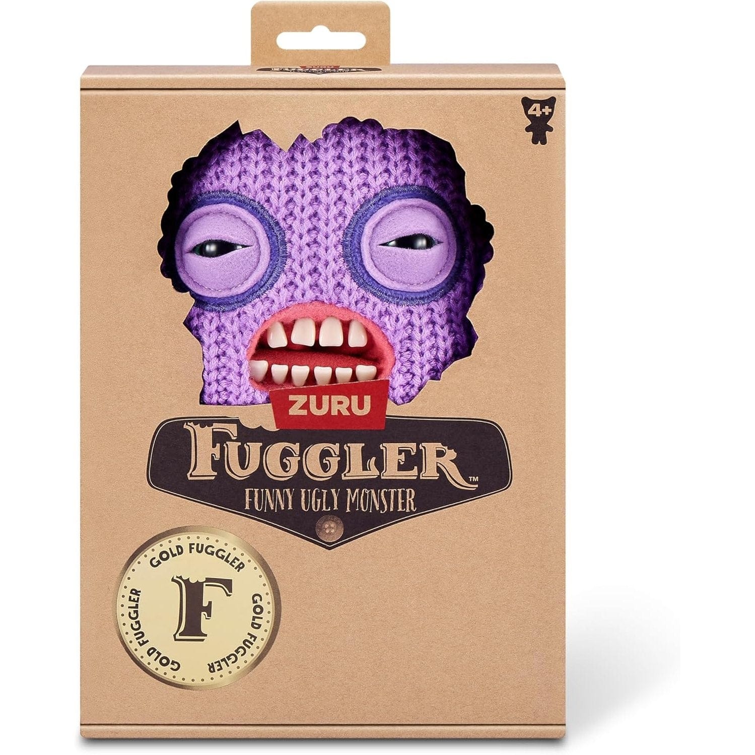 Fuggler 9" Soft Plush Toy Gold Fuggs - Mr Needles - Pants 193052074379