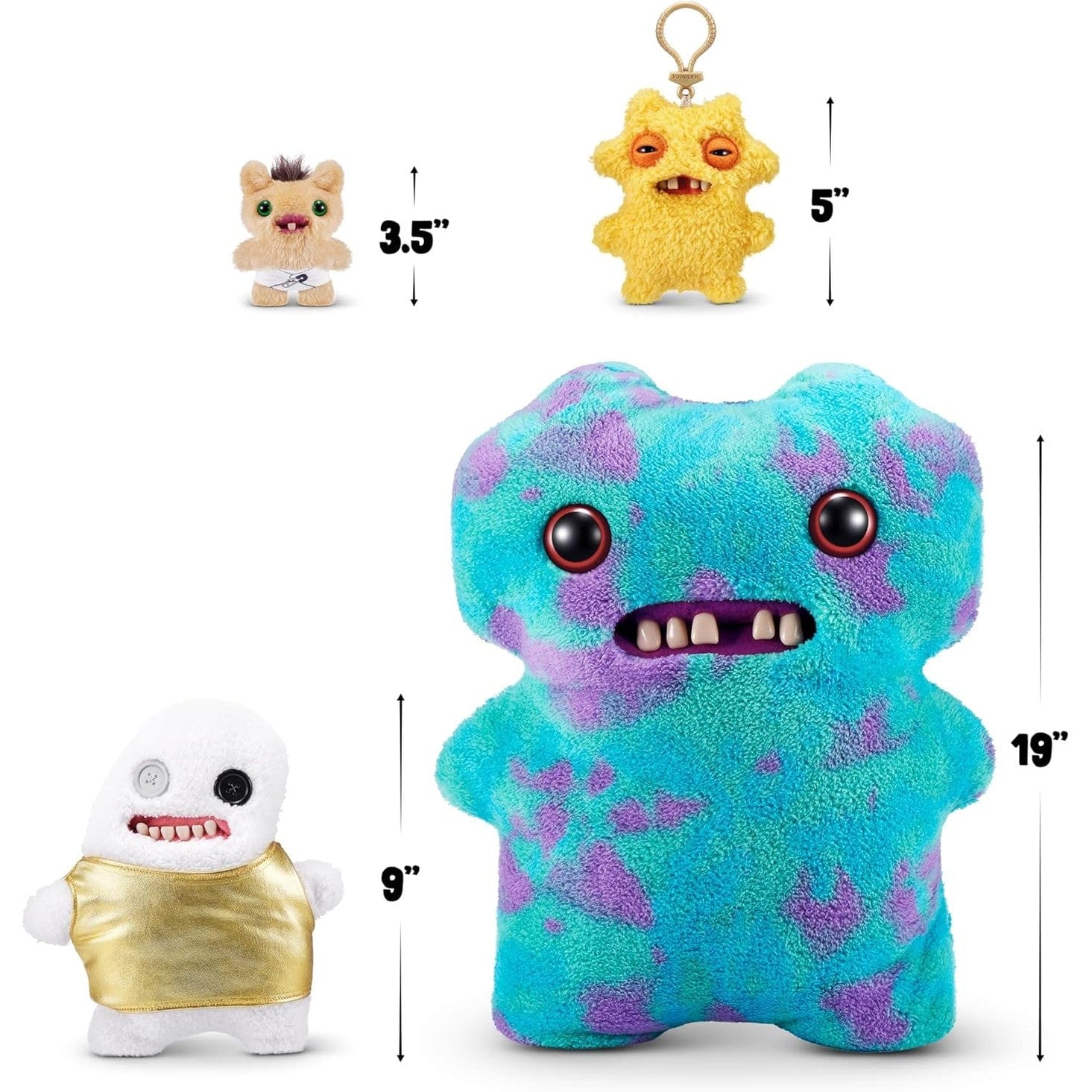 Fuggler 9" Soft Plush Toy Gold Fuggs - Splodge - Tank top 193052074362