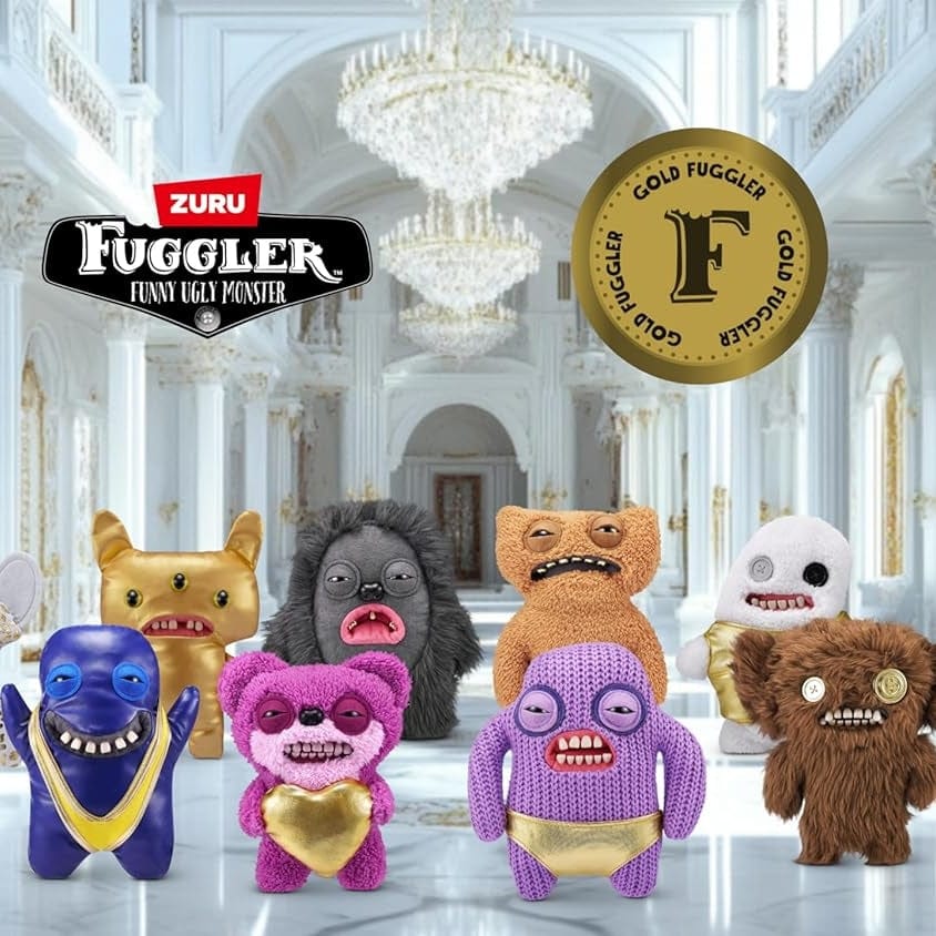 Fuggler 9" Soft Plush Toy Gold Fuggs - Splodge - Tank top 193052074362