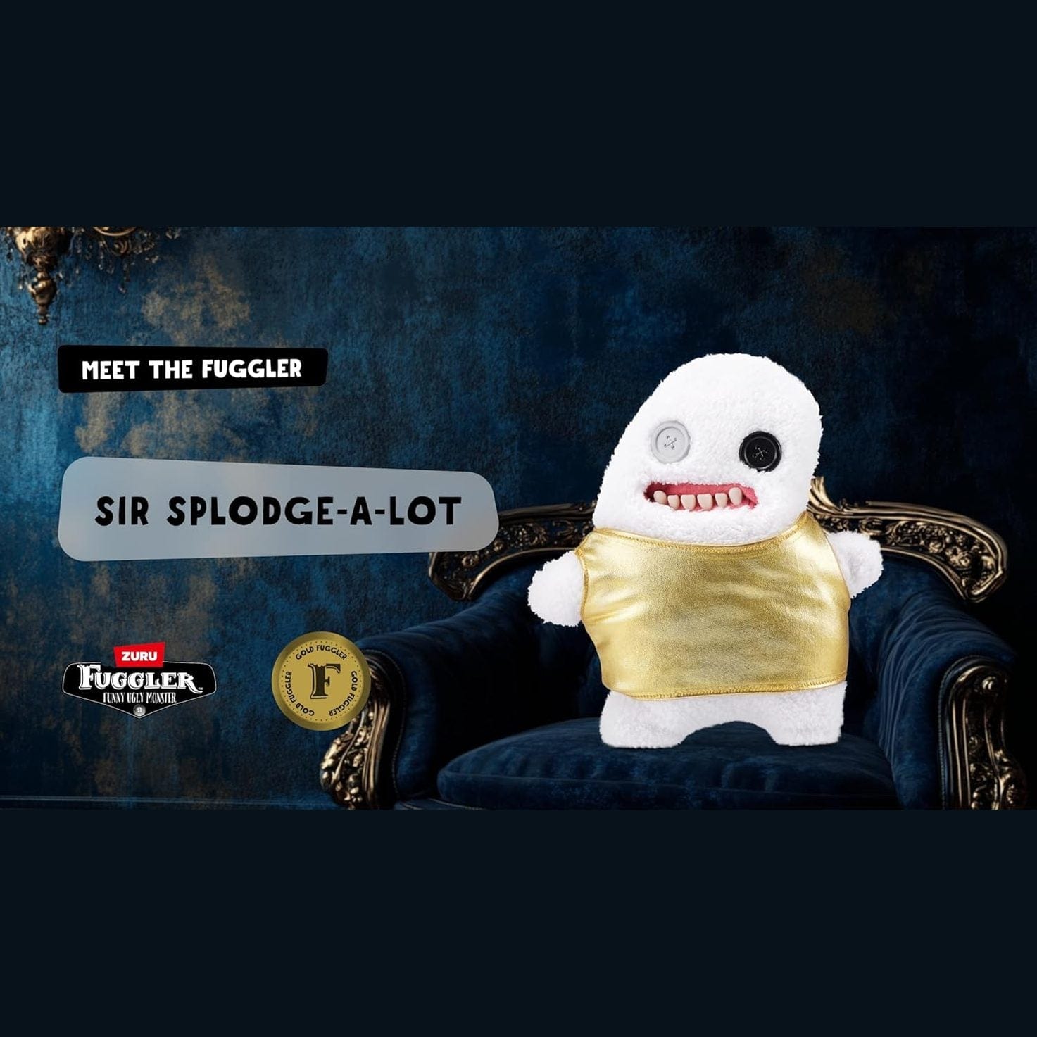 Fuggler 9" Soft Plush Toy Gold Fuggs - Splodge - Tank top 193052074362