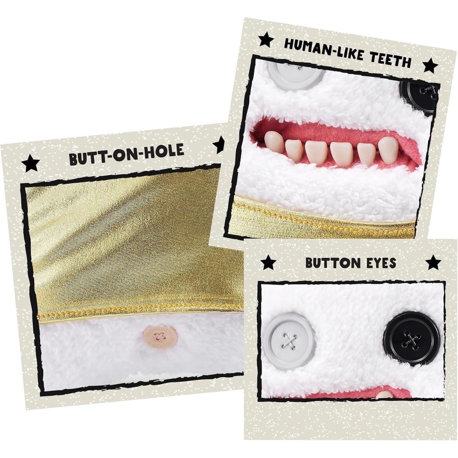 Fuggler 9" Soft Plush Toy Gold Fuggs - Splodge - Tank top 193052074362