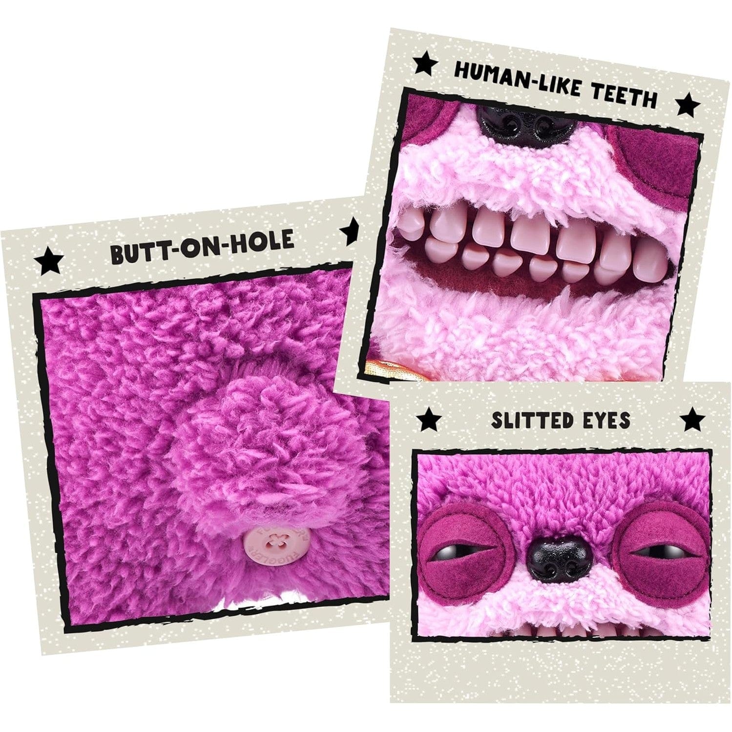 Fuggler 9" Soft Plush Toy Gold Fuggs - Teddy Bear Nightmare - Heart 193052074423