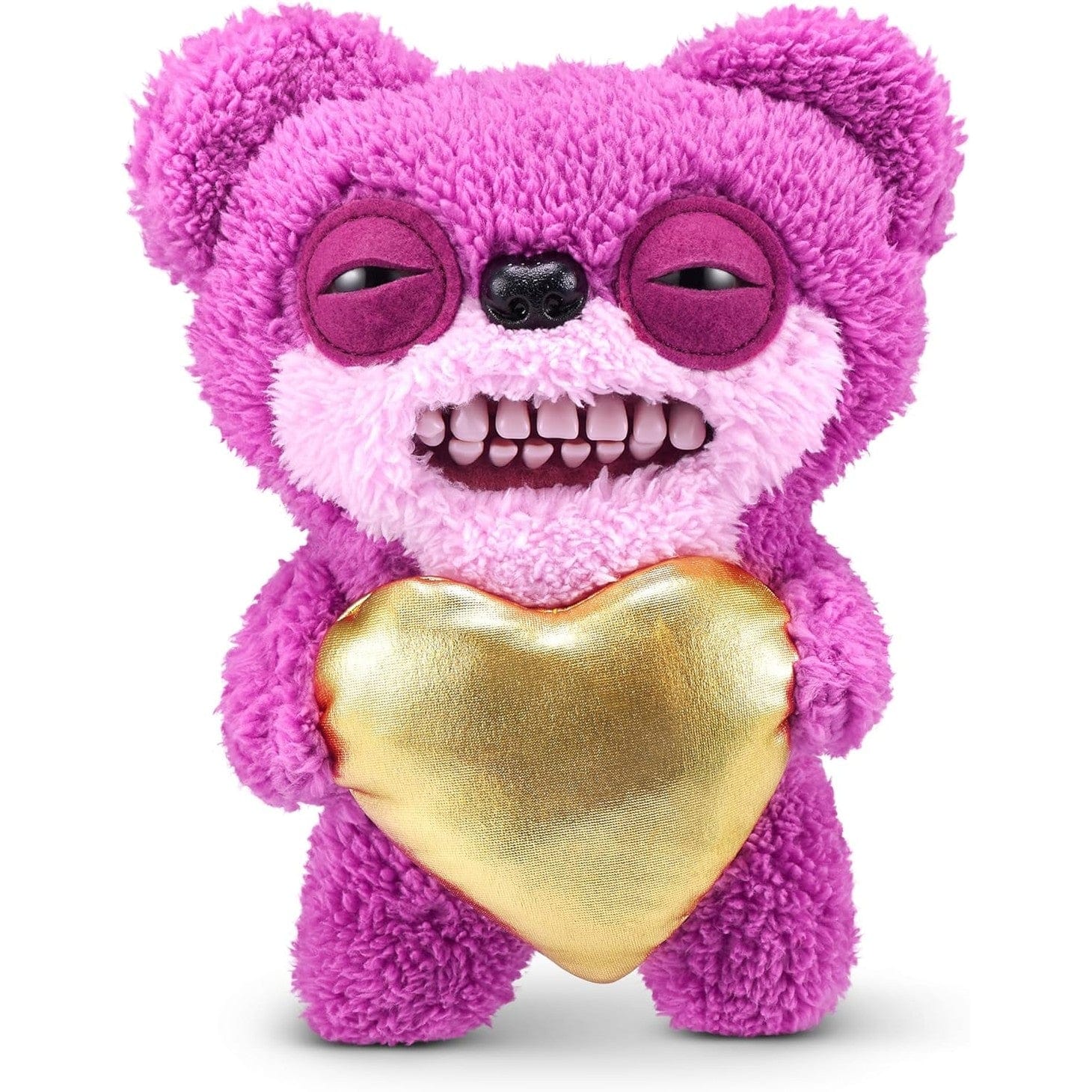 Fuggler 9" Soft Plush Toy Gold Fuggs - Teddy Bear Nightmare - Heart 193052074423