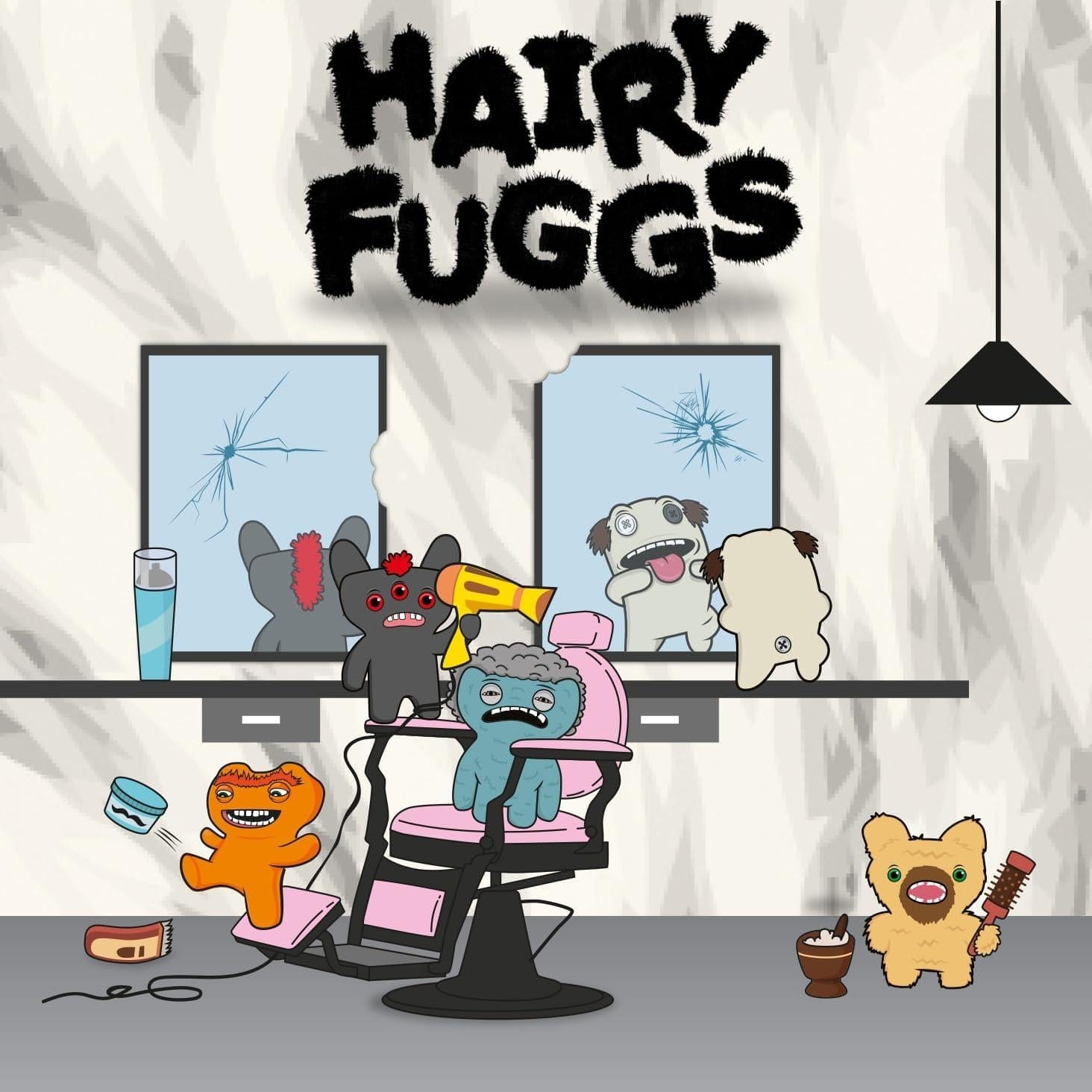 Fuggler 9" Soft Plush Toy Hairy Fuggs - Squidge