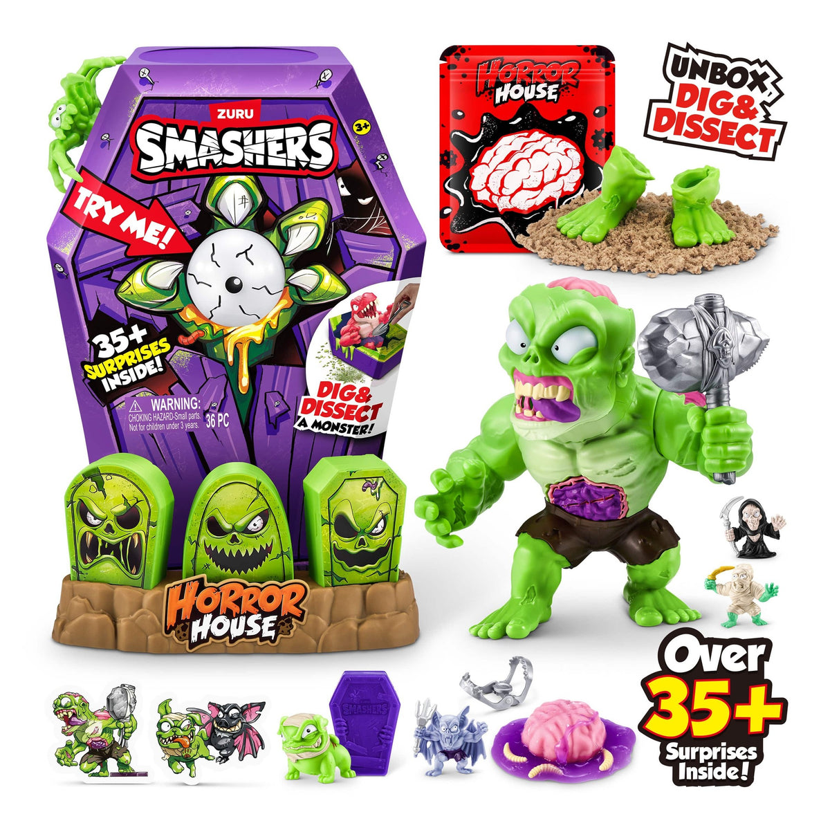 J! Smashers Horror House S1 Large House 193052064325